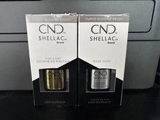 CND Shellac LED/UV Base Coat Top Coat 0.5 oz - DUO Brand New in Box