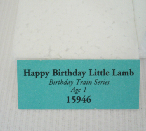 1985 Precious Moments Birthday Train One-Year-Old Happy Birthday Little Lamb - Picture 4 of 9