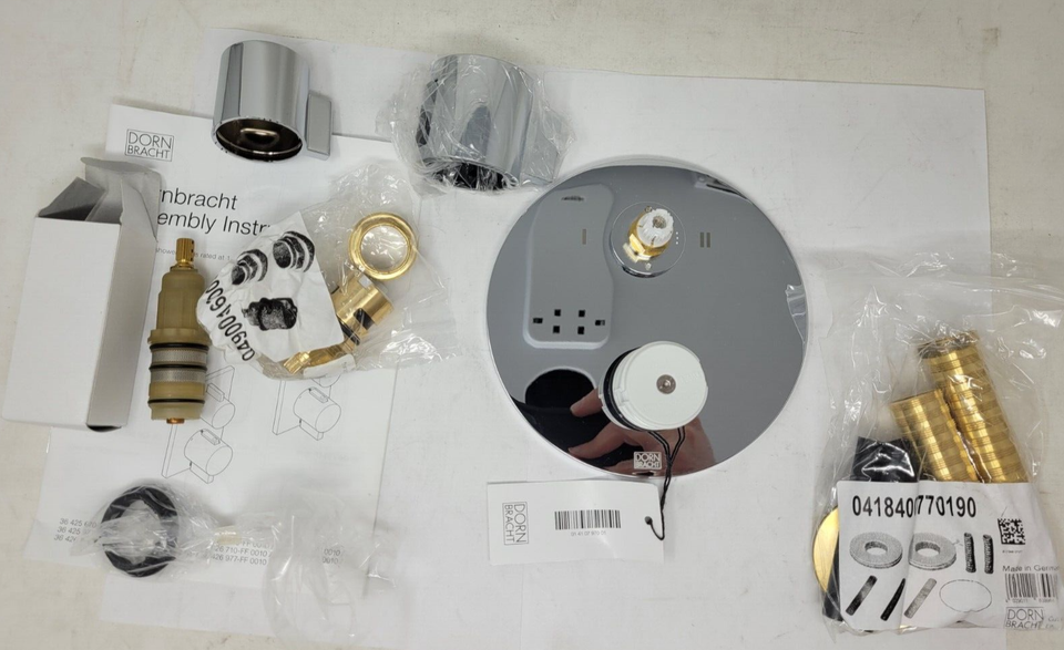 Dornbracht 3642697010 Concealed Thermostat Trim w 2 Way Volume Control