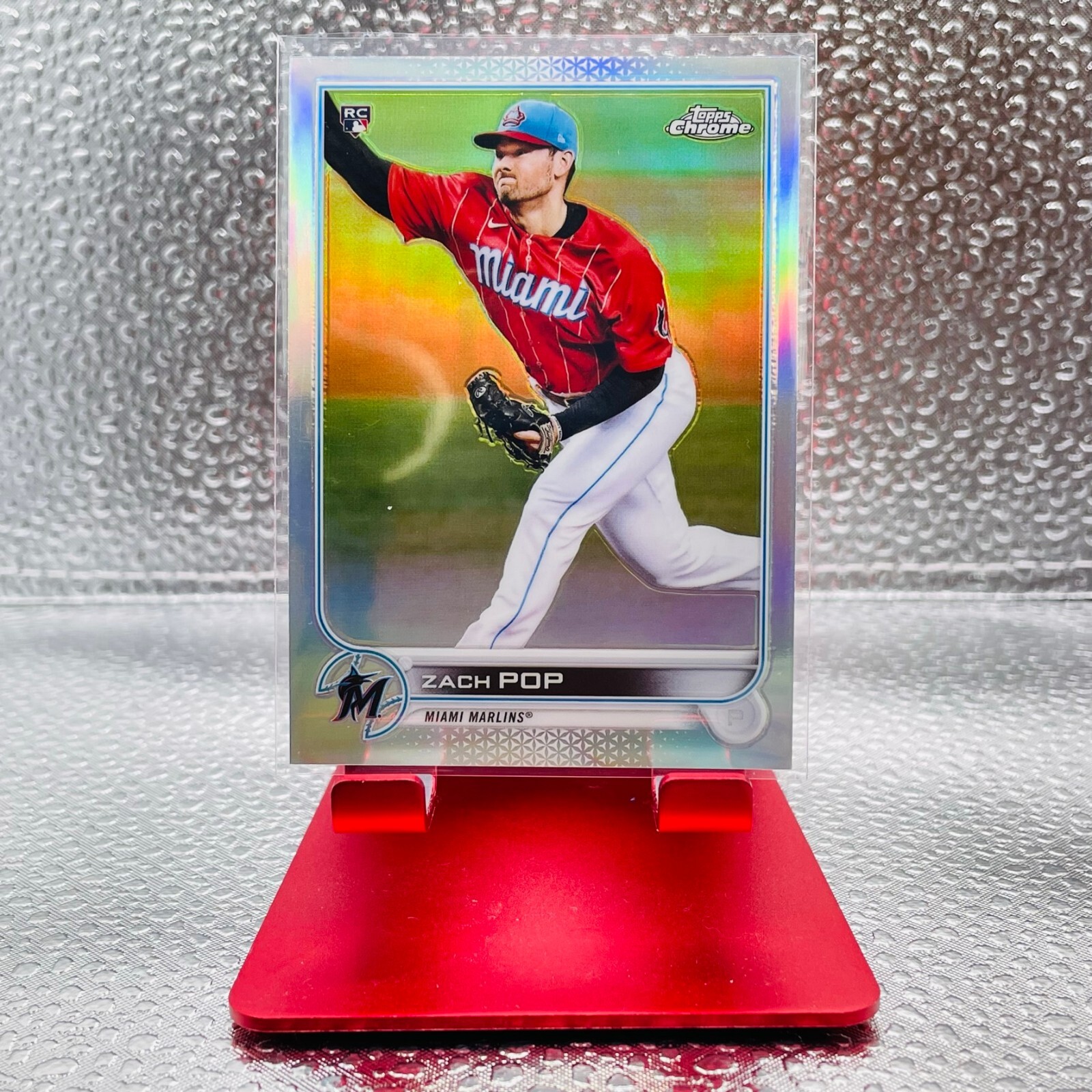2022 Topps Chrome #41 Zach Pop Rookie Refractor
