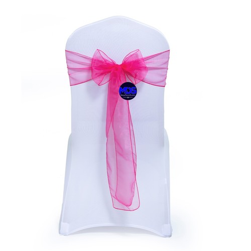 250 Organza Chair Sashes Wider Fuller Bows for wedding party event decoration NW - Picture 27 of 44