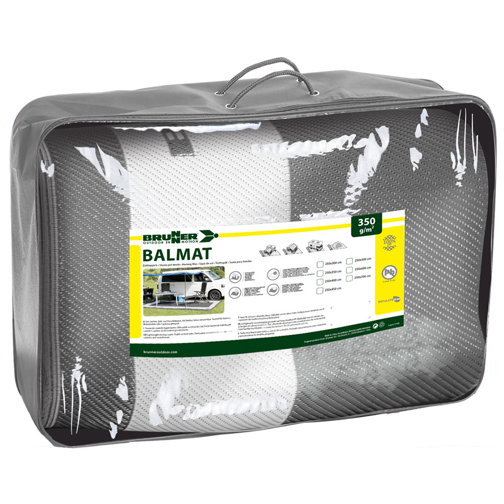 Brunner Estera Balmat para terrazas y toldos de camping 350g/m2 Gris