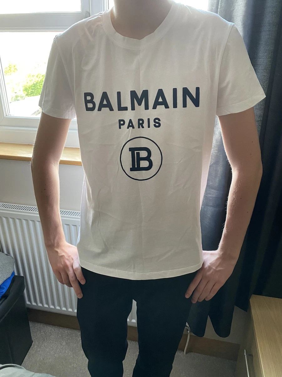 Genuine Mens Balmain T shirt Medium eBay