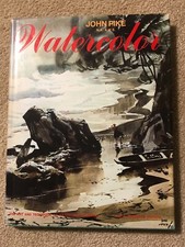 John PIKE Watercolor 1973 Hardcover Dust Jacket Enlarged Edition Painting 2 ed