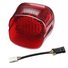 Eagle Lights Red LED Tail Light with Strobing Brake Harley Softail Low Rider ST