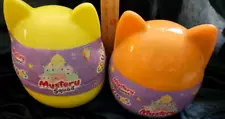 2 x Original SQUISHMALLOWS Mystery Squad Mystery Plush- Orange & Yellow 9.5" T