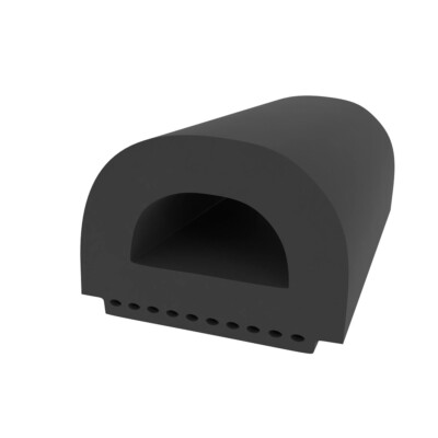 Selbstklebende Dichtung D-Profil | Klebedichtung | Türdichtung | Dichtung | 8 mm
