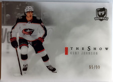 2022-23 UD The Cup The Show Kent Johnson /99 Columbus Blue Jackets 