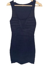 Guess Los Angeles Womens Black Sleeveless BodyCon Floral Lace Dress Size Small