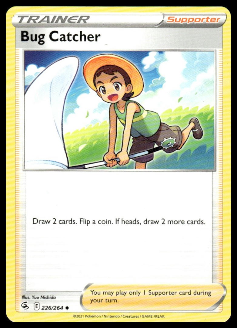 Bug Catcher 226/264 Uncommon Fusion Strike Pokemon Lightly Played