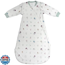 Nest Designs Organic Cotton - Removable Sleeve Sleep Bag - 1.0 TOG | Oh Gnome