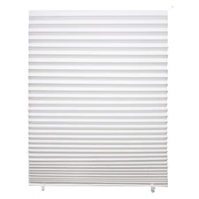 6-Pack Pleated Paper Temporary Shades Cordless Light Filtering Cut to Size Te...