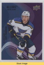 2022 Upper Deck Allure Color Flow Blue Purple Scott Perunovich #SF-22 READ 16t0
