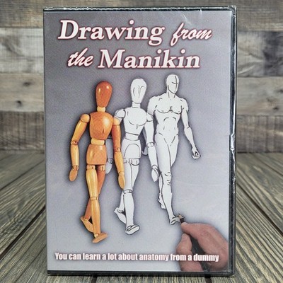 Drawing From The Manikin DVD 2008 Learn Human Anatomy Figure Pose Sketch Contour