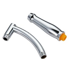 Extra Long Chrome Shower Arm Extender Pipe for Rainfall Shower Head Installation