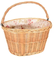 Capstone Large Wicker Basket with Liner