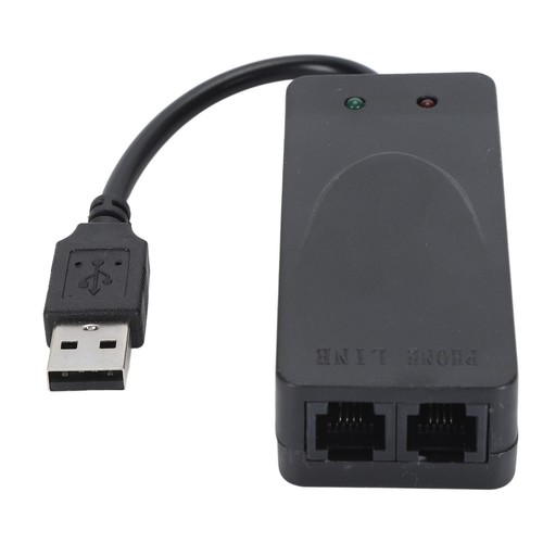 Usb 56K External Dial Up Fax Data Modem Dual Rj11 Ports Support Caller Id MPF - Picture 3 of 22
