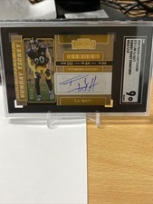 2020 Panini Contenders T.J. Watt Sunday Ticket Signatures Gold #1/10 SGC 9 Mint