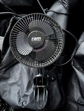 RAM 150mm 6-inch 15W Clip-On Fan Black