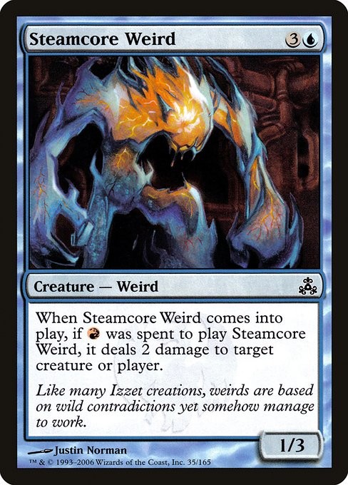Steamcore Weird Foil Guildpact 35 NM MTG