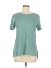 Member's Mark Women Green Short Sleeve T-Shirt M