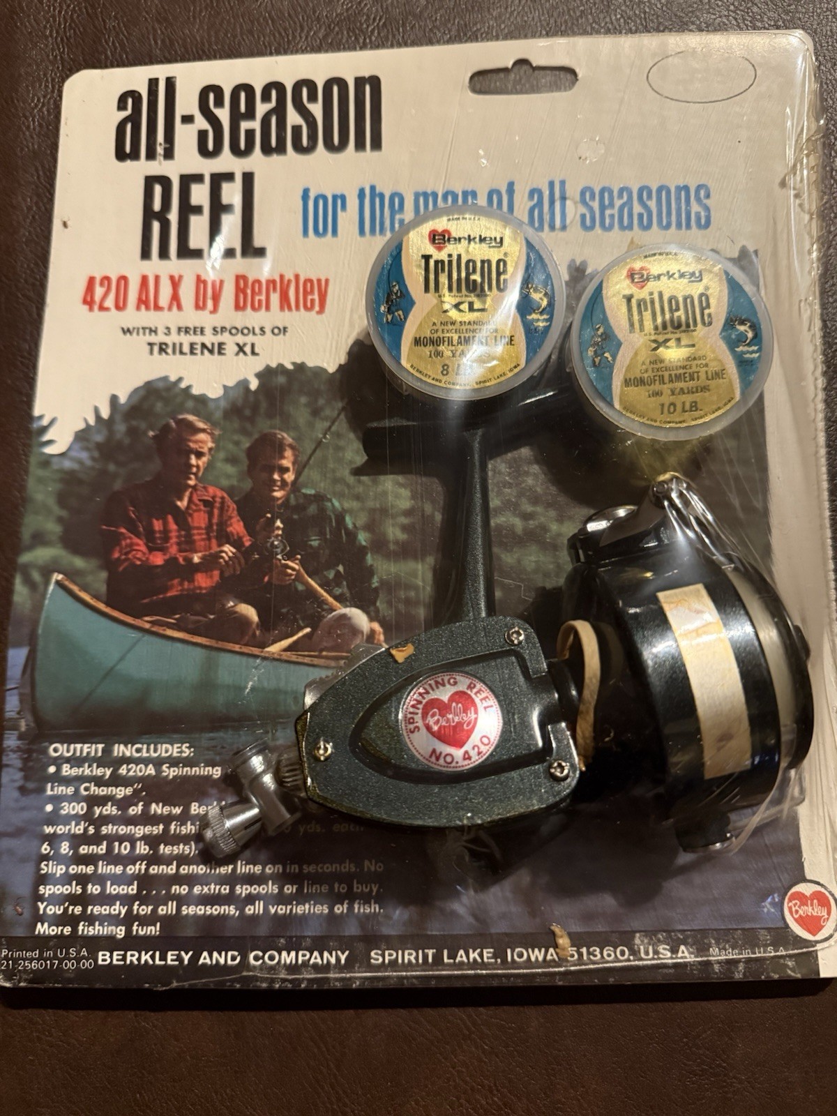 VBerkley 420 ALX Spinning Reel Combo ‒ NOS / Original Pack