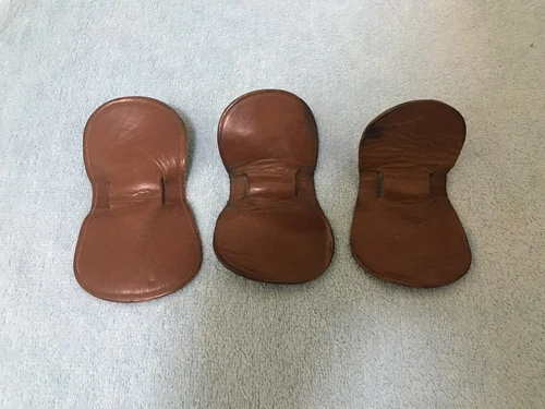 WW2 MILITARY SPURS LEATHER STRAP PADS