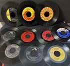 Lot of (10)   1960's  45s  Good++ to VG++ Joe Cocker,Four Tops,Byrds,Elvis