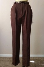 Vtg 80s Womens HAGGAR slacks Sz12 Pleated Business Office Casual