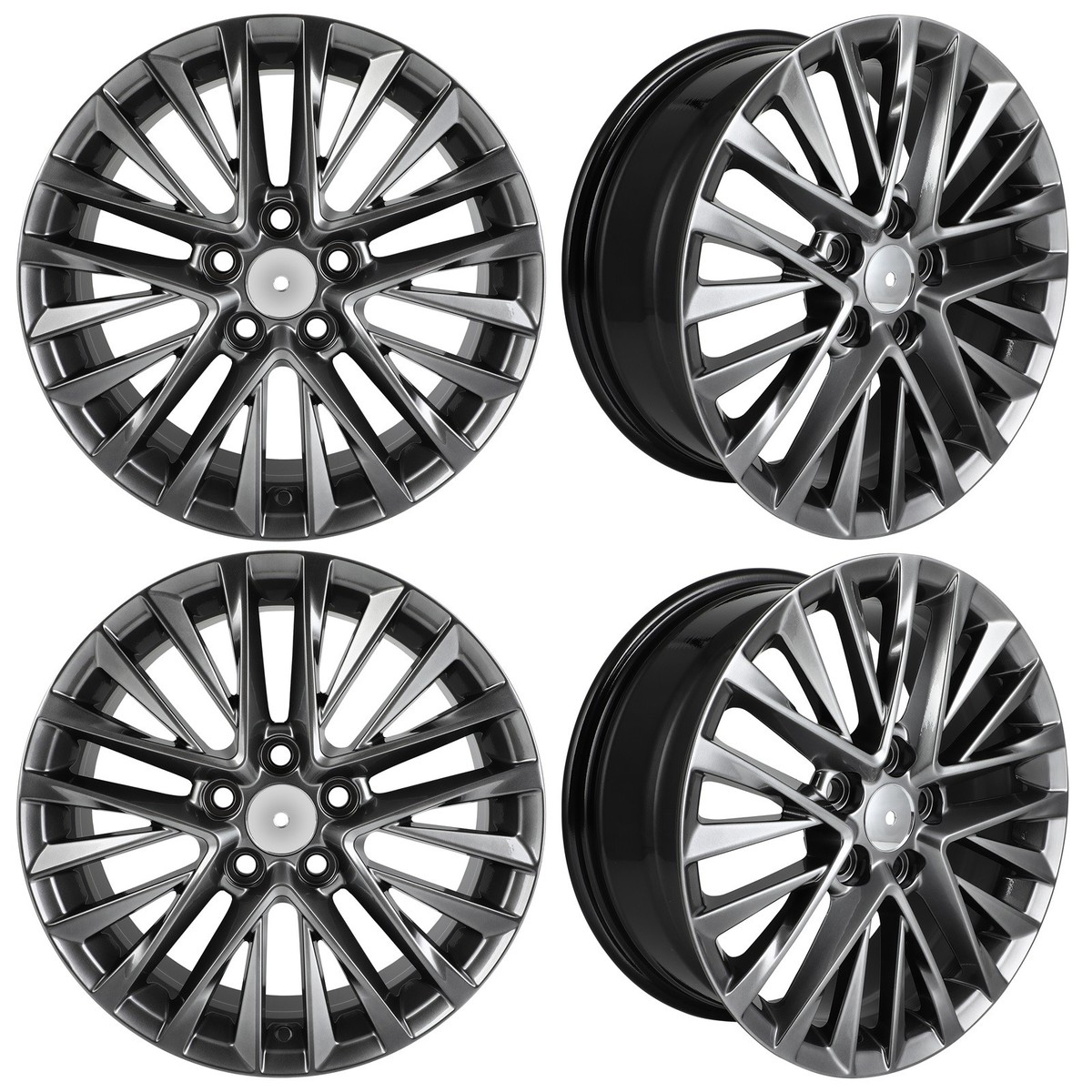 4PCS 17 inch wheel Rim 17x7 inch 5x114.3 PCD +45mm Offset 60.1mm
