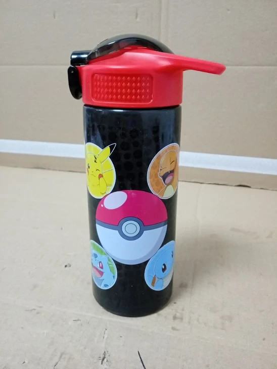 Hox Collection Pokemon 600ml Flip Up Straw Drinks Bottle Reusable Bpa Free