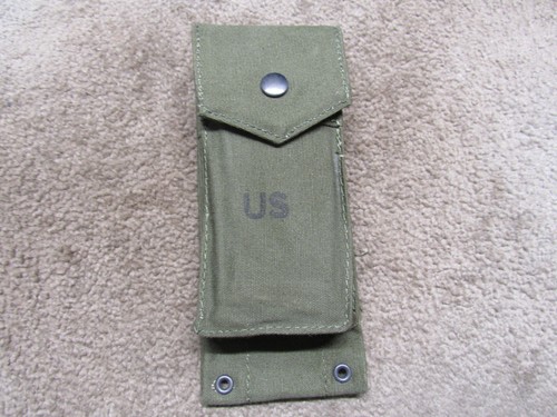 US VIETNAM ERA MAGAZINE MAG AMMO POUCH MILITARY M1961 USMC 7.62MM 30 CAL 1967