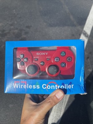 Sony PS3 Sixaxis DualShock 3 Wireless Controller  Red  OEM  Tested