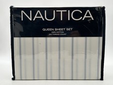 Nautica Queen Sheet Set Skippers Island Blue