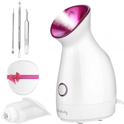 Gesichtsdampfer, Wolady Nano Ionic Face Steamer für 4 Stück (1er Pack), Pink 