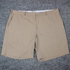 Peter Millar Salem Shorts Men's 44 8" Inseam Khaki Performance Golf Chino