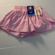 Champion Girls Pink 2-in-1 Active Shorts with Built-in Liner Size S 6/6X NWT