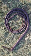 12 Feet Indiana Jones Bullwhip 12 Plaits Top Grain Cowhide Leather Custom Whip