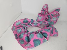 Build-A-Bear Pink Green Tropical 2-Piece Bathing Suit Tag For Stuffed Animals