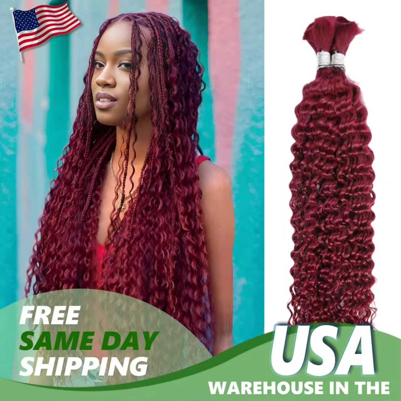Deep Wave 50g 1 Bundle No Weft Human Hair