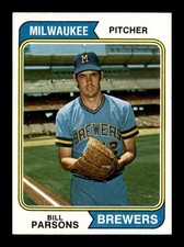 1974 Topps #574 Bill Parsons   NM/NM+ X3726532