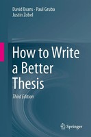 How To Write A Better Thesis David Evans (U. A.) Taschenbuch Xiv Englisch 2014
