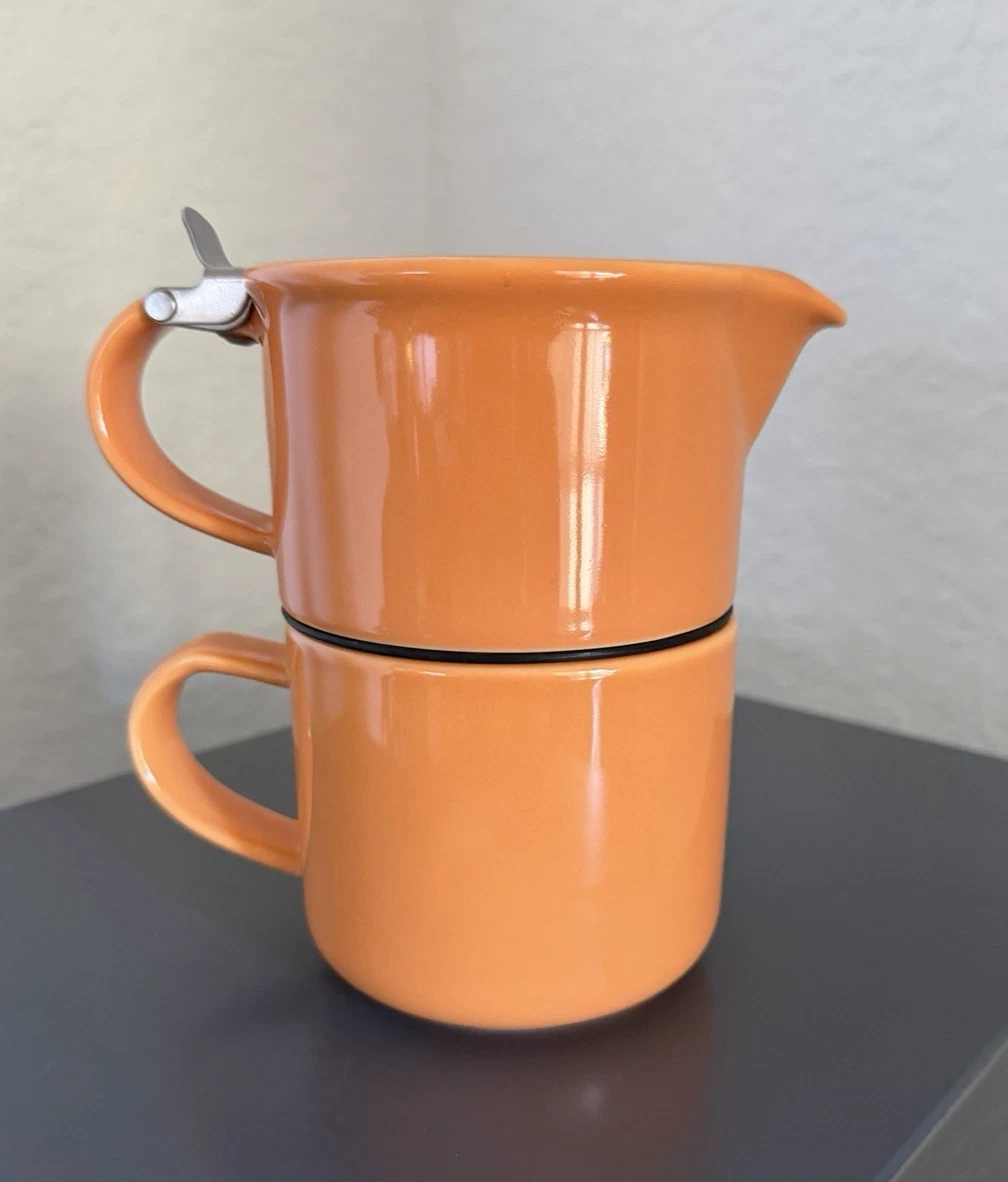 Forlife Tea For One W/ Stainless Infuser For Loose Leaf Tea 14oz Orange
Opens in a new window or tab