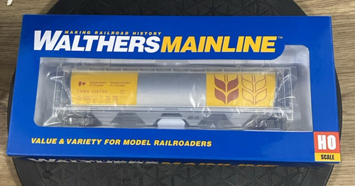 Tablero de trigo canadiense tolva cilíndrica Walthers Mainline 59' CNWX 106750 | Condition: Used