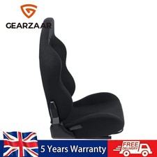 Racing Bucket Seat Large Car Seat & Runners Adjustable Breathable fit Car Gear