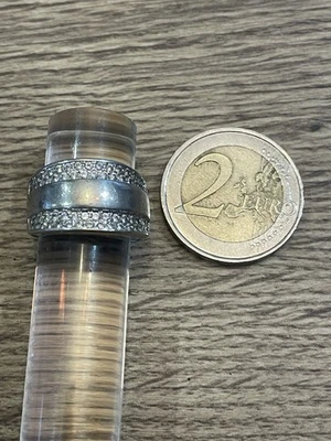 Ancienne bague en argent massif Taille 54 poids 5,3 gr - Photo 1/3