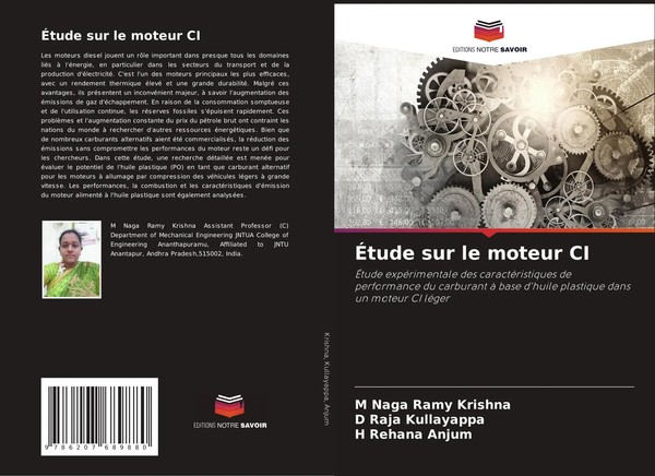 M Naga Ramy Krishna (U. A.) | ÉTude Sur Le Moteur CI | Taschenbuch | FranzöSisch-image