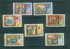 Complete Set of Stamps from Dominica: MI 552-558 from 1977, MNH