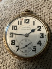 992 B 21 Jewel Hamilton Railway Special 10k YG Filled Runs Good Missing Bow