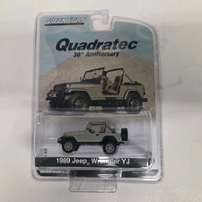 Greenlight 1989 Jeep Wrangler YJ  Quadratec 30th Anniversary 1/64 HR, New Sealed